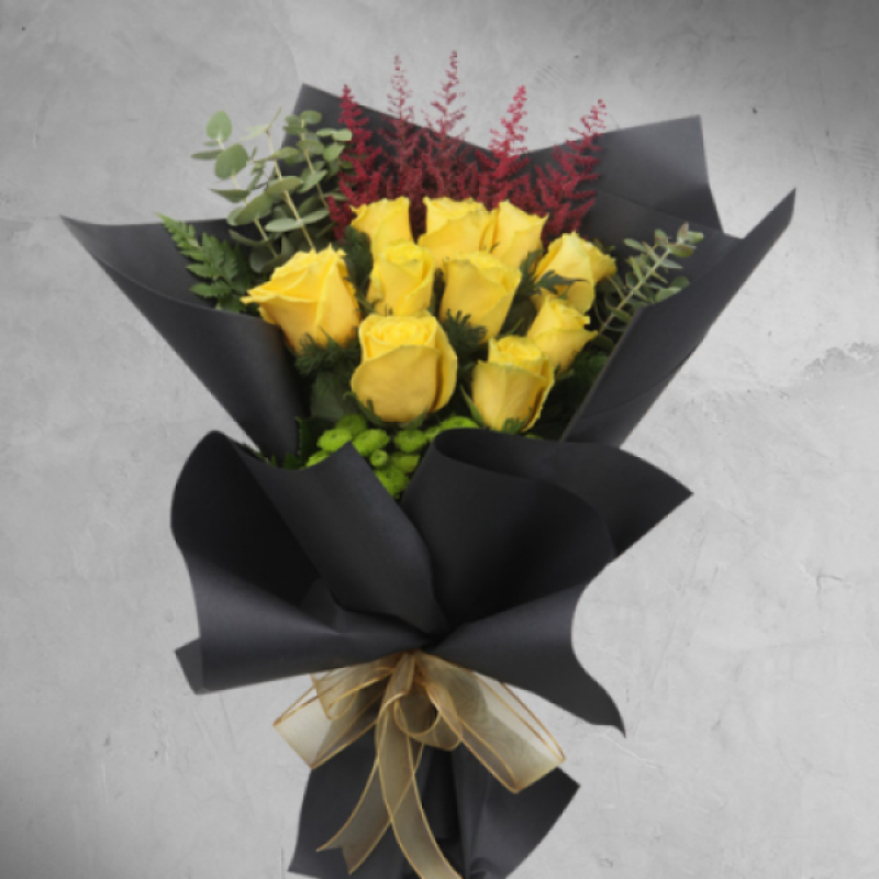 Sarıgül Buketi 10 GÜL