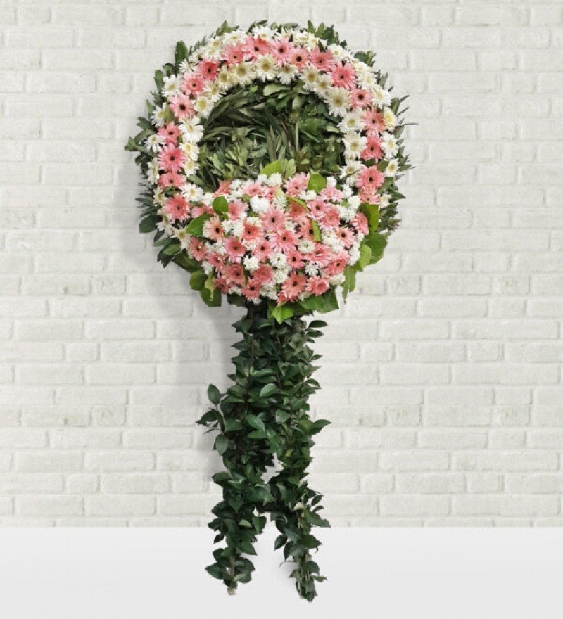 Kırmızı Pembe Çelenk