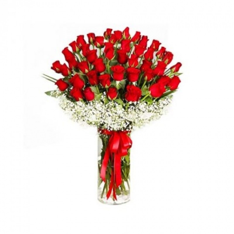 41 Adet Kırmızı Güller ve Cipsolar