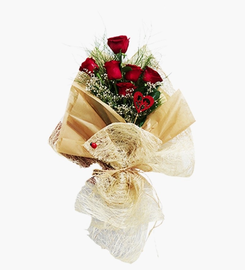 10'lı Kırmızı Gül Buketi