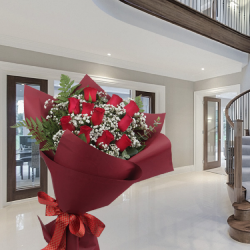 Kırmızı Sevgi Gül Buketi